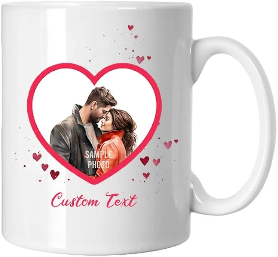 Idee regalo anniversario personalizzato tazza matrimonio regalo anniversario per lui con foto su nome coppia regalo lei mug personalizzati