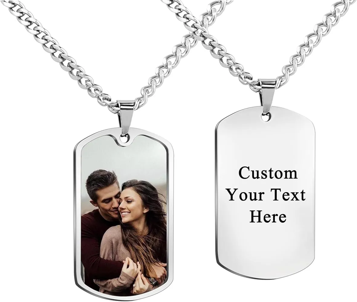 Idee regalo ciondoli personalizzati san valentino ciondolo con foto scritta nome frase per lui lei uomo donna coppia regali personalizzati ciondoli