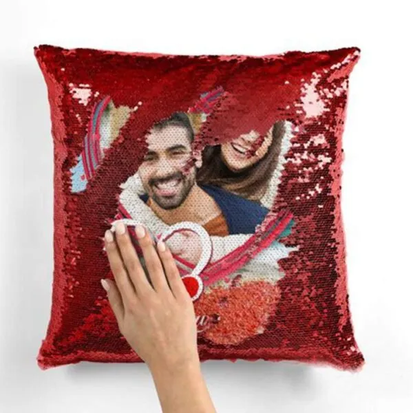 Idee regalo cuscino collage foto amore Personalizzato san valentino con foto scritta nome frase iniziali logo per lui lei uomo donna personalizzata