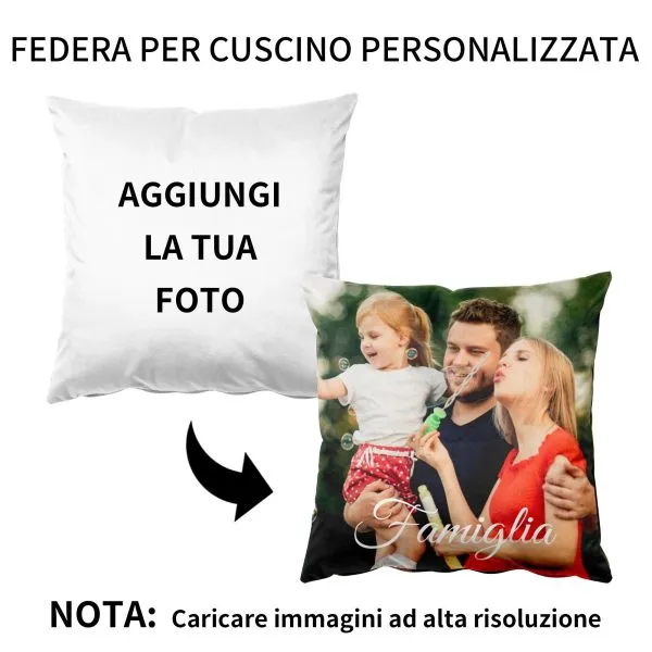 Idee regalo cuscino personalizzato amazon amore cuore personalizzato con foto scritta nome frase iniziali logo per lui lei uomo donna