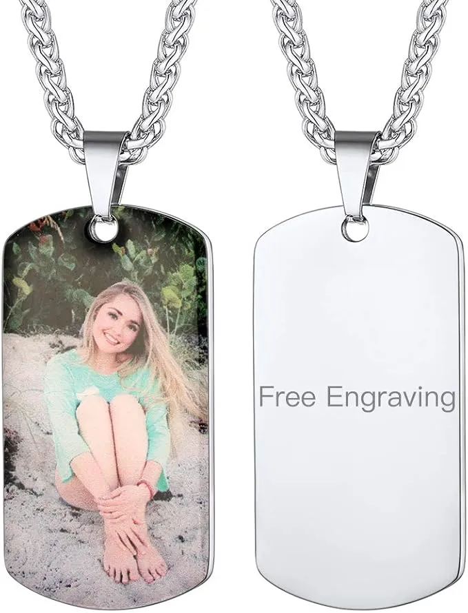 Idee regalo medaglione personalizzato san valentino con foto scritta nome frase per lui lei uomo donna coppia regali personalizzati medaglione innamorati