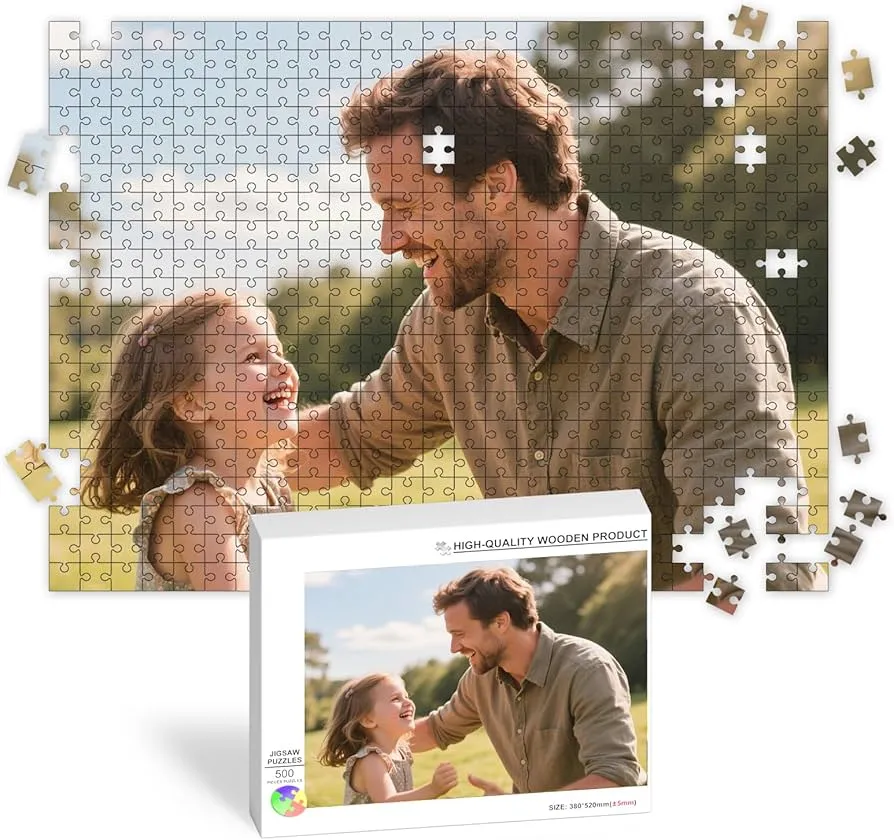 Idee regalo puzzle personalizzato amazon sconto con foto scritta nome frase per lui lei uomo donna coppia amaro puzzle foto regali personalizzati