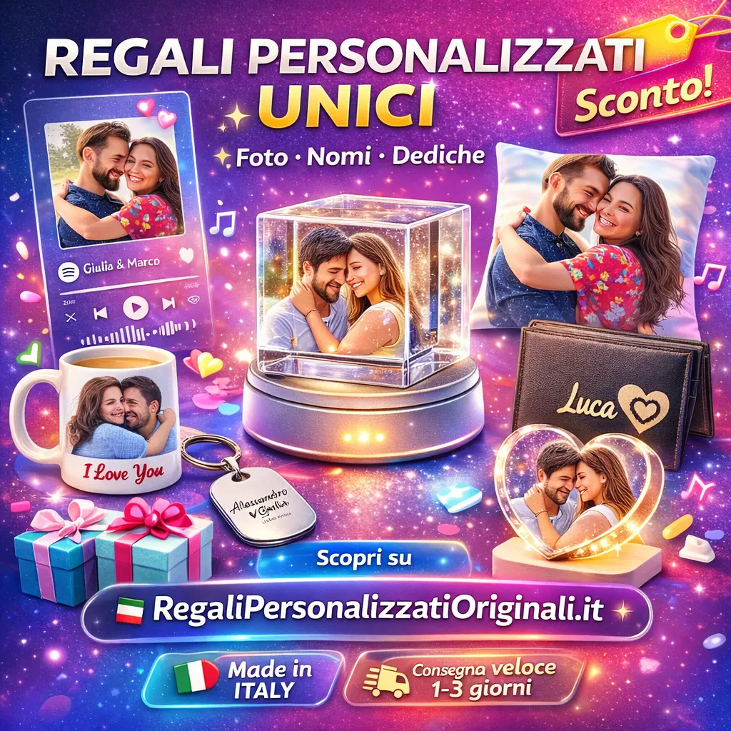 Regalo Personalizzato Amore Originali