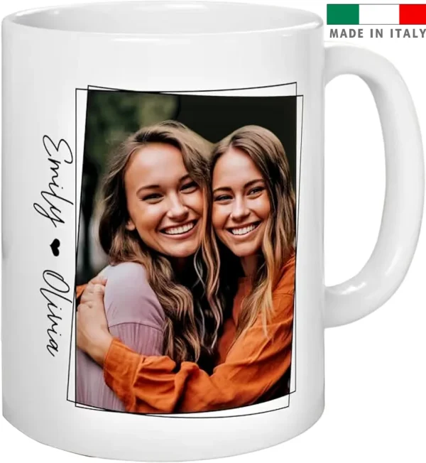 amazon mamma festa mamma tazza con foto mamma con nome logo stampa foto scritta frase festa mamma personalizzata tazza mug consegna veloce