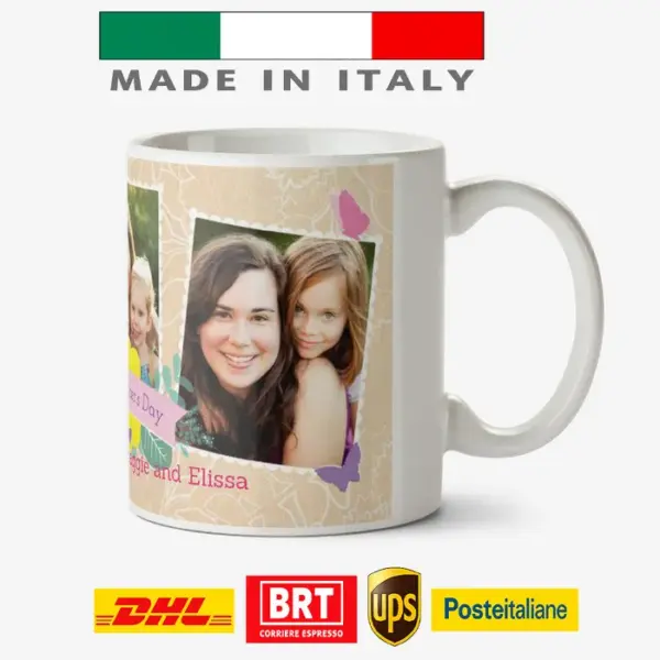 amazon tazza con foto festa della mamma con logo stampa scritta nome frase festa mamma personalizzata consegna veloce