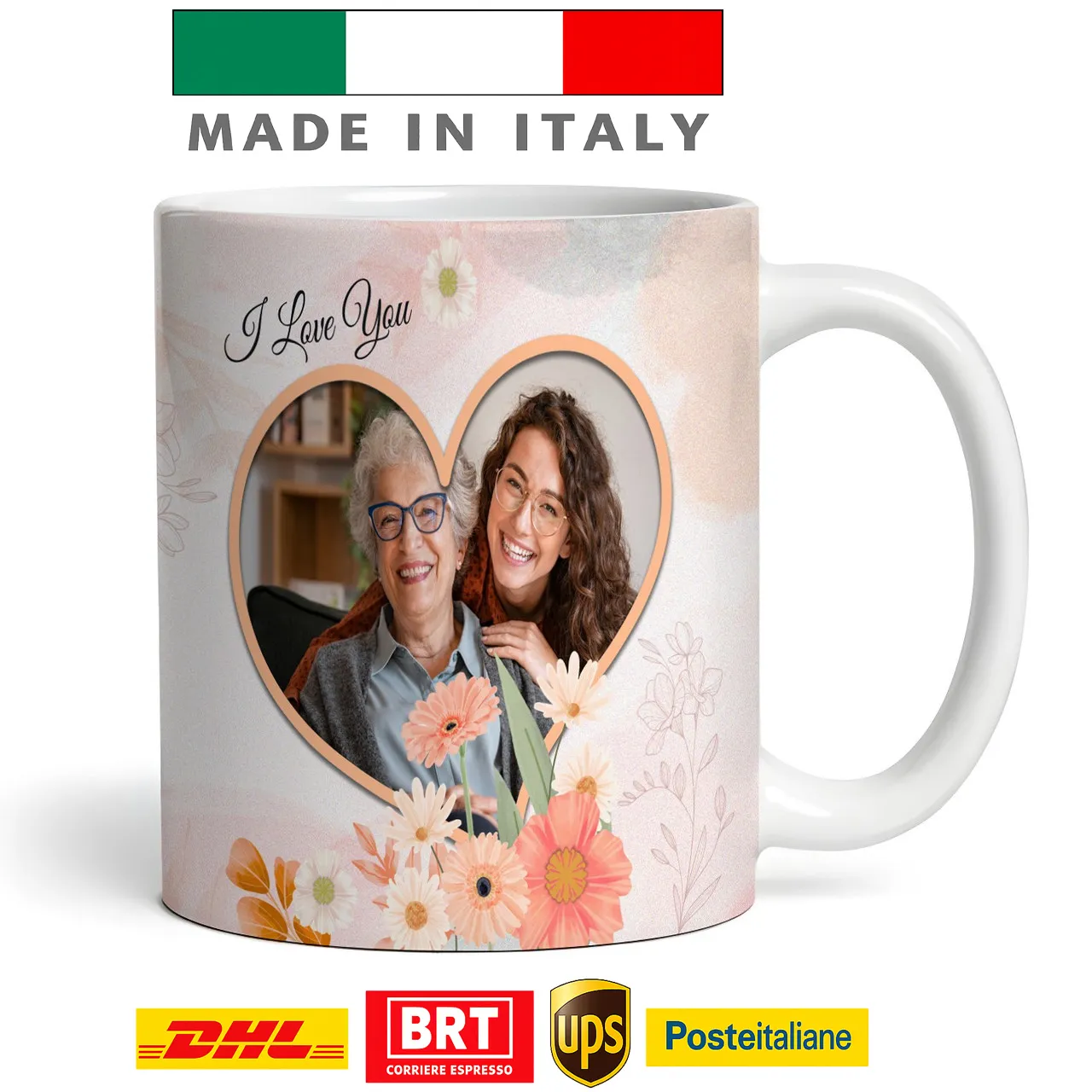 amazon tazza con foto mamma con nome logo stampa foto scritta frase festa mamma personalizzata tazza mug consegna veloce novita nuovo