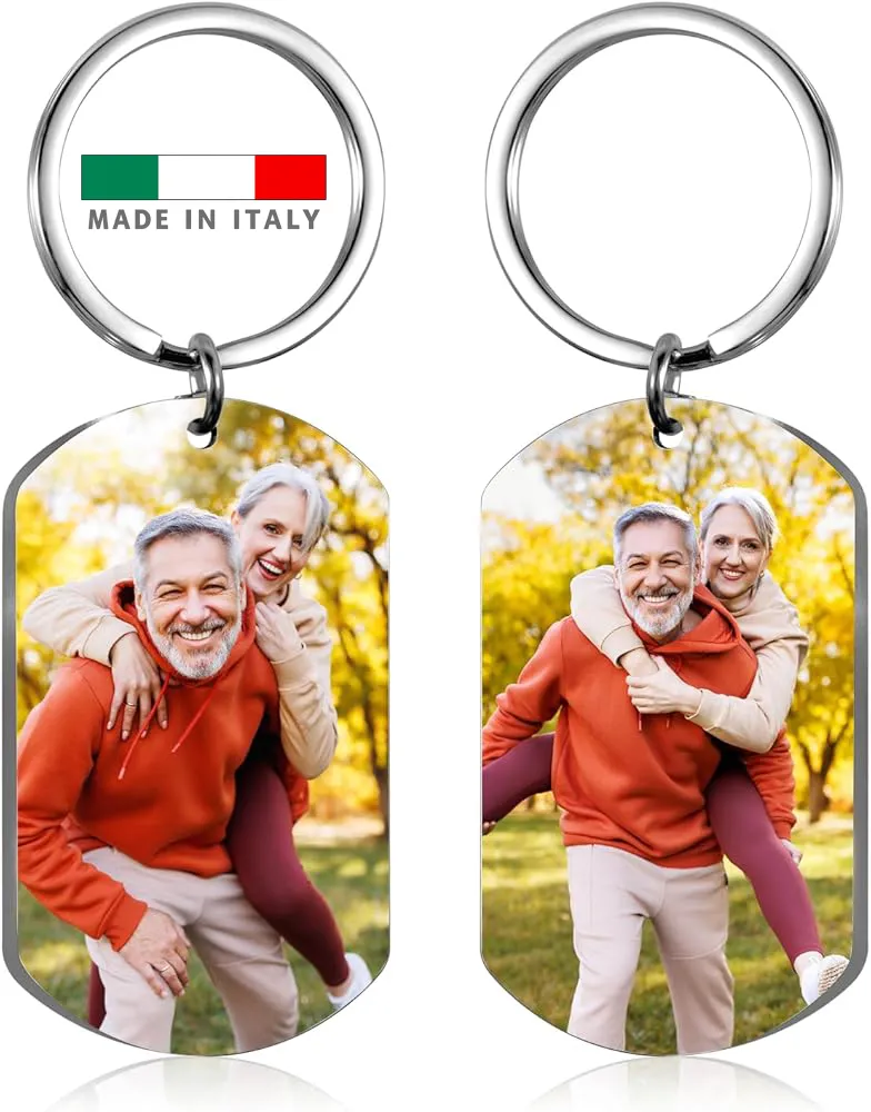 Portachiavi Mamma Personalizzato con foto logo stampa scritta nome frase per mamma festa della mamma amazon originali consegna veloce 24 ore