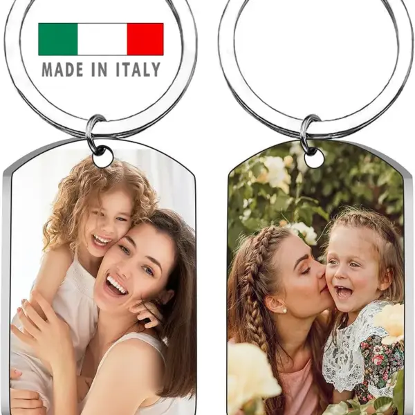 Portachiavi con foto mamma personalizzati con foto logo stampa scritta nome frase per mamma portachiavi amazon festa della mamma consegna veloce