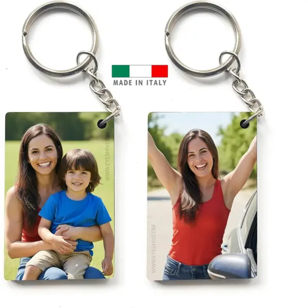 Portachiavi mamma personalizzato con foto logo stampa scritta nome frase per mamma festa della mamma amazon novità consegna veloce 24 ore