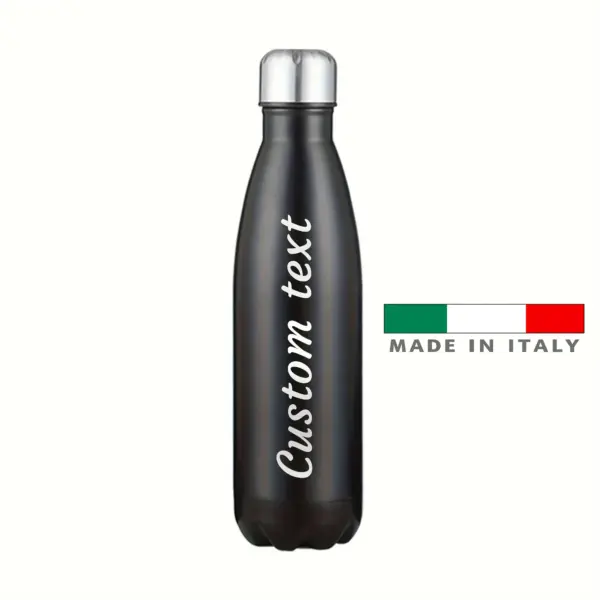 amazon Bottiglia personalizzata 24 ore consegna veloce con foto logo stampa scritta nome frase festa della mamma borracce acciaio inox termica metallo