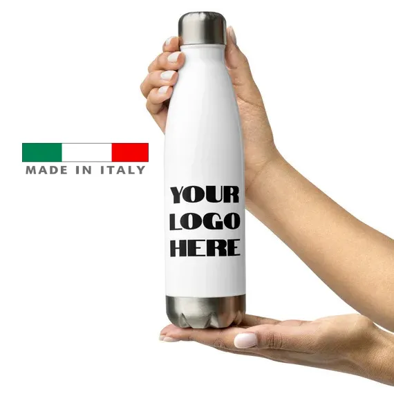 amazon Bottiglia personalizzata con foto logo stampa scritta nome frase festa della mamma borracce acciaio inox termica metallo personalizzata