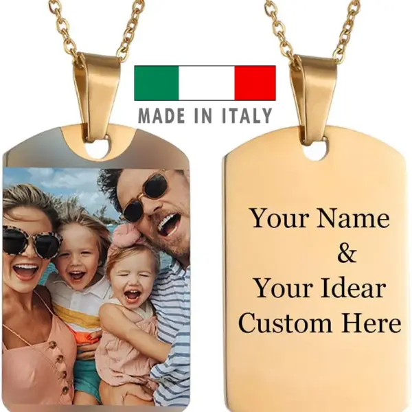 amazon Ciondolo Personalizzato Mamma con foto logo stampa scritta nome frase per mamma ciondolo festa della mamma novità consegna veloce