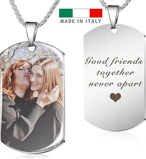 amazon Ciondolo mamma 24 Ore Consegna Veloce personalizzato con foto logo stampa scritta nome frase per mamma ciondolo festa della mamma