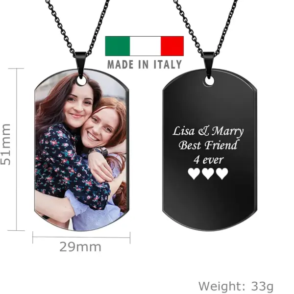 amazon Ciondolo mamma personalizzato con foto logo stampa scritta nome frase per mamma ciondolo festa della mamma economiche consegna veloce