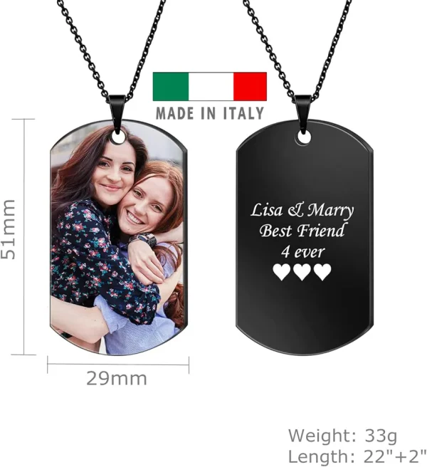 amazon Ciondolo mamma personalizzato con foto logo stampa scritta nome frase per mamma ciondolo festa della mamma economiche consegna veloce