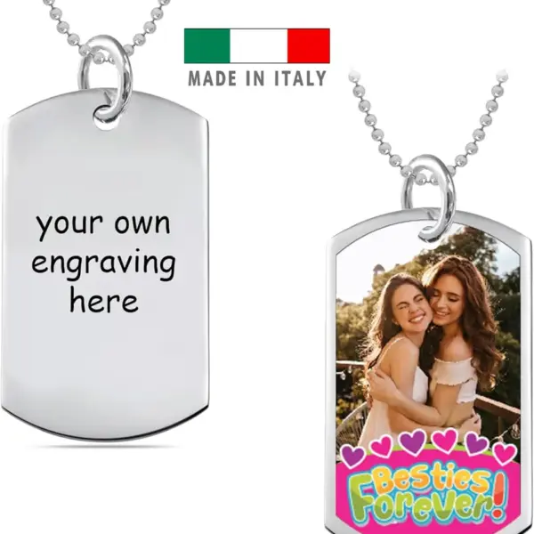 amazon Ciondolo mamma personalizzato con foto logo stampa scritta nome frase per mamma ciondolo festa della mamma novità consegna veloce