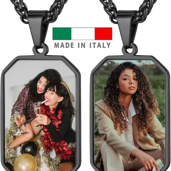 amazon Ciondolo mamma personalizzato con foto logo stampa scritta nome frase per mamma ciondolo festa della mamma uniche consegna veloce