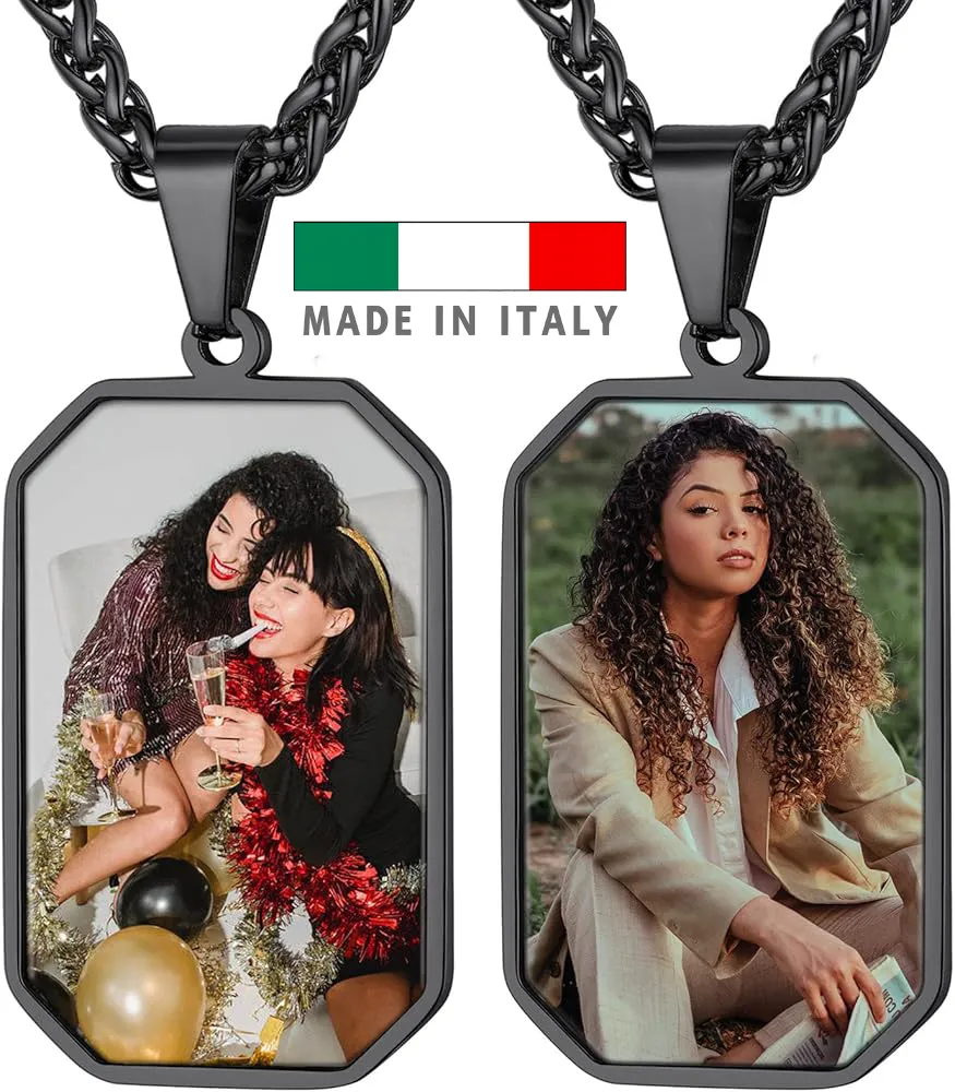 amazon Ciondolo mamma personalizzato con foto logo stampa scritta nome frase per mamma ciondolo festa della mamma uniche consegna veloce