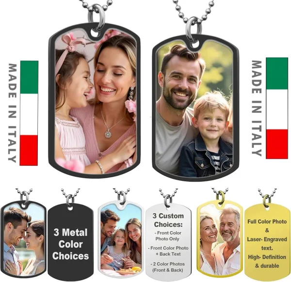 amazon Ciondolo personalizzato con foto scritta nome frase per lei donna coppia mamma regali compleanno ciondolo amazon anniversario matrimonio amazon subito