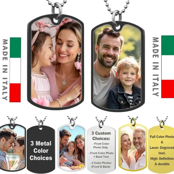 amazon Ciondolo personalizzato con foto scritta nome frase per lei donna coppia mamma regali compleanno ciondolo amazon anniversario matrimonio amazon subito