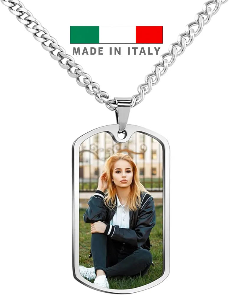 amazon Ciondolo personalizzato mamma 24 Ore Consegna Veloce con foto logo stampa scritta nome frase per mamma ciondolo festa della mamma