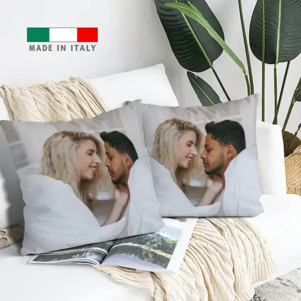amazon Cuscini arredo personalizzati con foto logo stampa scritta nome frase personalizzati cuscini arredo uniche consegna veloce subito