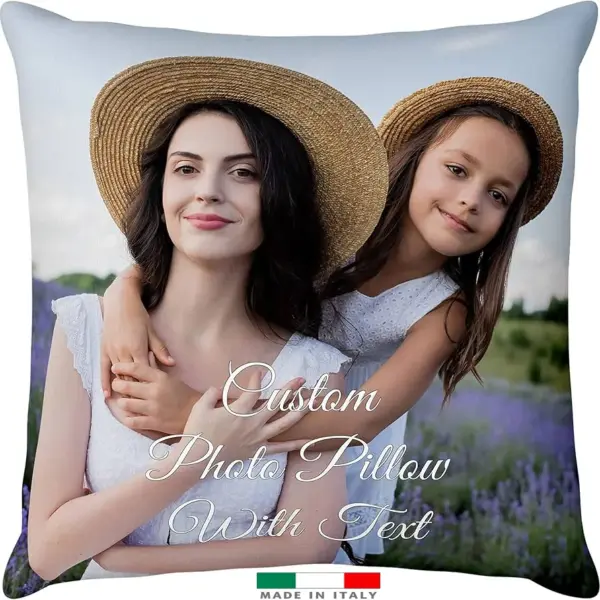 amazon Cuscini personalizzati con foto logo stampa scritta nome frase per mamma personalizzati cuscini festa della mamma uniche consegna veloce subito