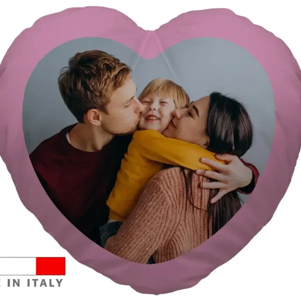 amazon Cuscino cuore personalizzato festa della mamma personalizzati con foto logo stampa scritta nome frase mamma personalizzati cuscini economiche
