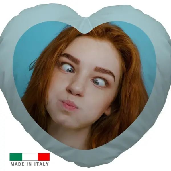 amazon Cuscino cuore personalizzato festa della mamma personalizzati con foto logo stampa scritta nome frase per mamma personalizzati cuscini novità