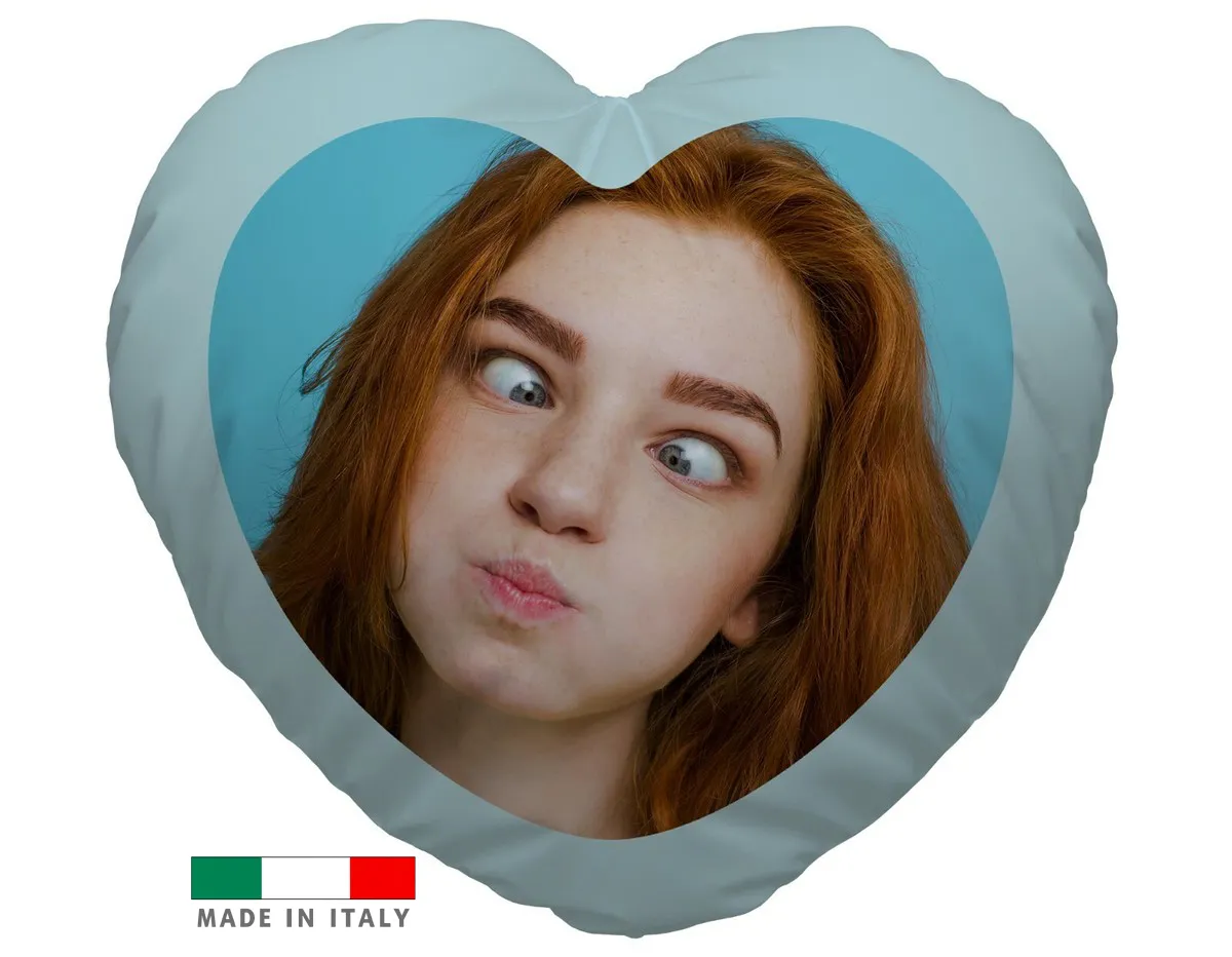 amazon Cuscino cuore personalizzato festa della mamma personalizzati con foto logo stampa scritta nome frase per mamma personalizzati cuscini novità