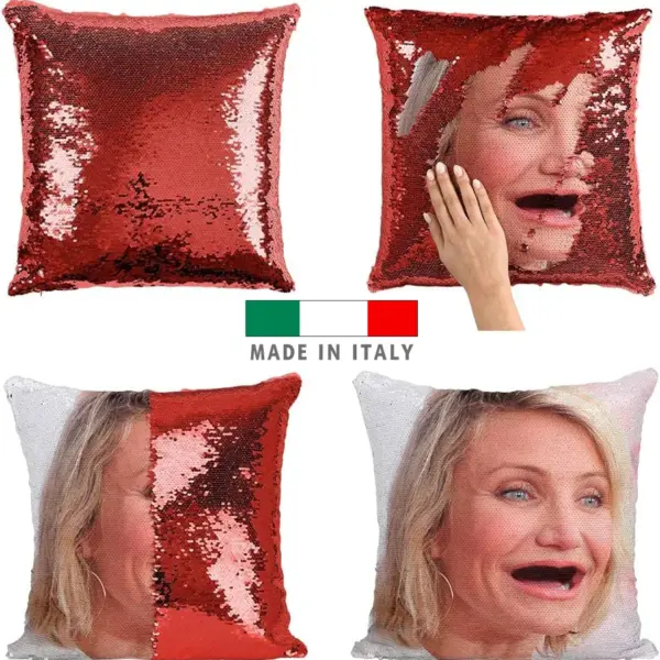 amazon Cuscino magico personalizzato con foto logo stampa scritta nome frase per mamma cuscini festa della mamma consegna veloce economiche