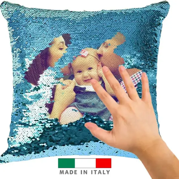 amazon Cuscino magico personalizzato con foto logo stampa scritta nome frase per mamma cuscini festa della mamma consegna veloce uniche