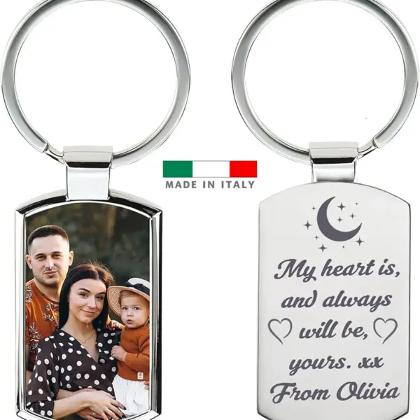 amazon Portachiavi festa della mamma personalizzati con foto logo stampa scritta nome frase per mamma festa mamma consegna veloce