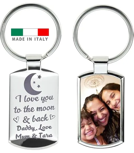 amazon Portachiavi festa della mamma personalizzati con foto logo stampa scritta nome frase per mamma festa mamma economiche consegna veloce 24 ore