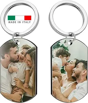 amazon Portachiavi mamma personalizzato con foto logo stampa scritta nome frase per mamma festa della mamma consegna veloce 24 ore