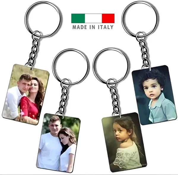 amazon Portachiavi personalizzati con foto logo stampa scritta nome frase per lui lei uomo donna coppia mamma pappa personalizzato consegna veloce