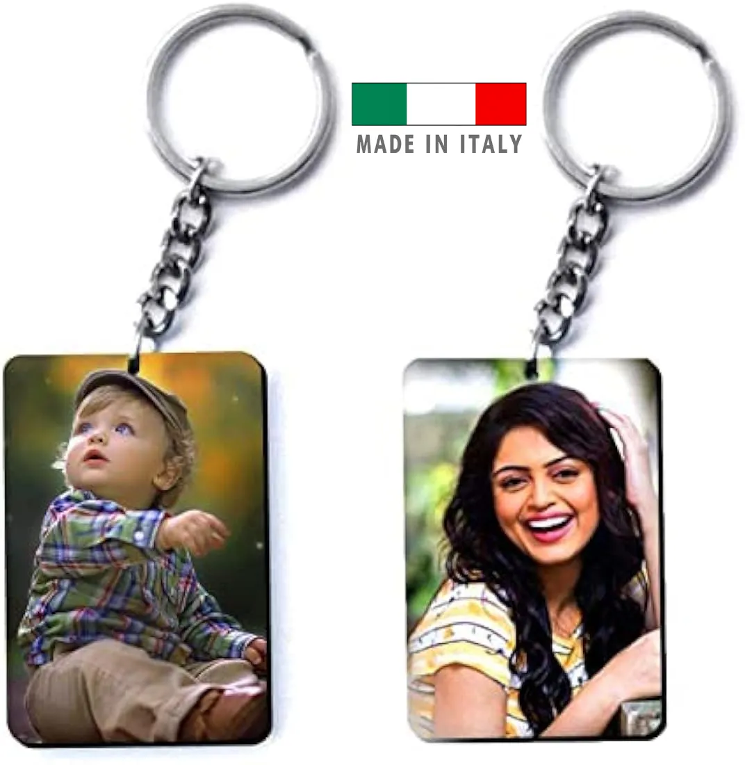 amazon Portachiavi personalizzati con foto logo stampa scritta nome frase per lui lei uomo donna coppia mamma pappa personalizzato consegna veloce sconti