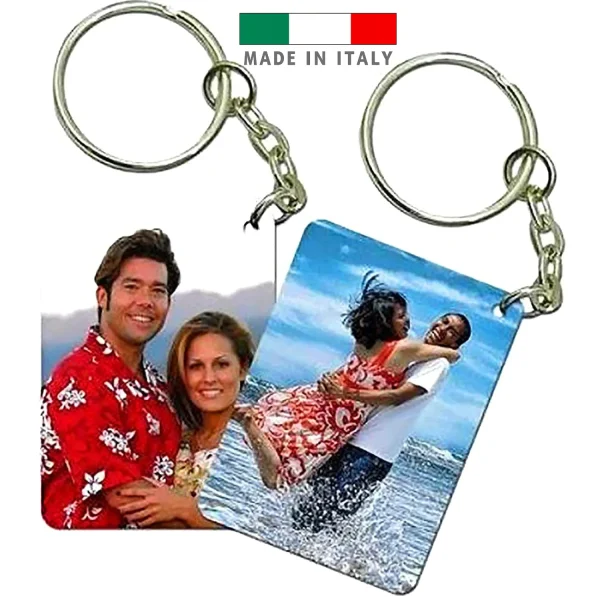Jewelora Portachiavi Personalizzato Con Foto, Nome E Fiore Di Nascita – Regalo Coppia In Acciaio Inox