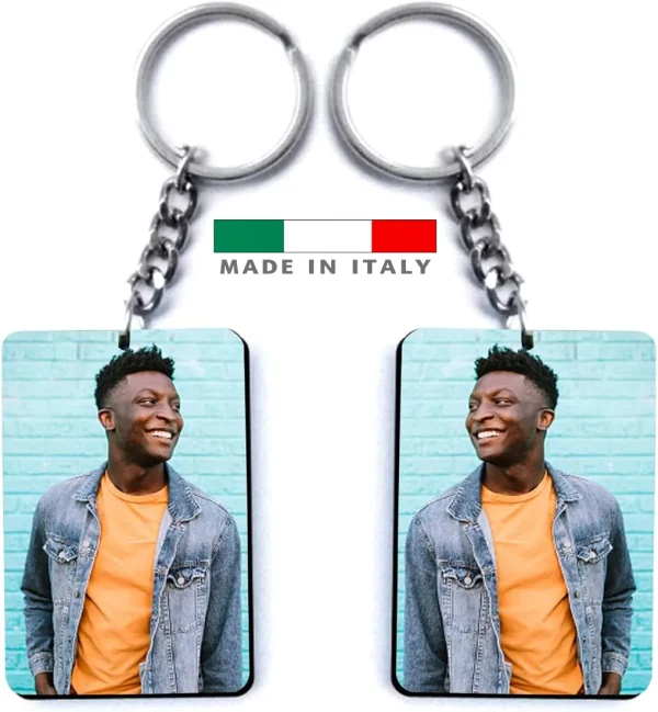6 Portachiavi Personalizzati A Forma Di Bambino - Incisione Fino A 3 Righe - Regalo Per Battesimo E Comunione - 3